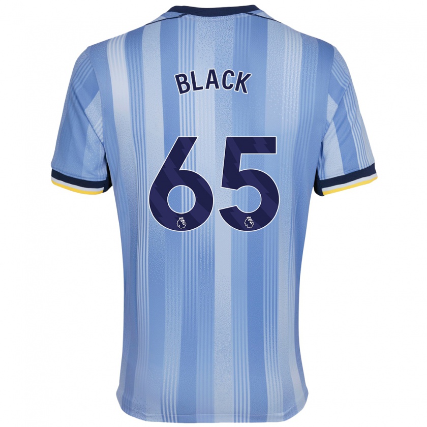 Kandiny Niño Camiseta Leo Black #65 Azul Claro 2ª Equipación 2024/25 La Camisa Chile