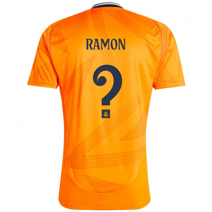 Kandiny Niño Camiseta Jacobo Ramón #0 Naranja 2ª Equipación 2024/25 La Camisa Chile