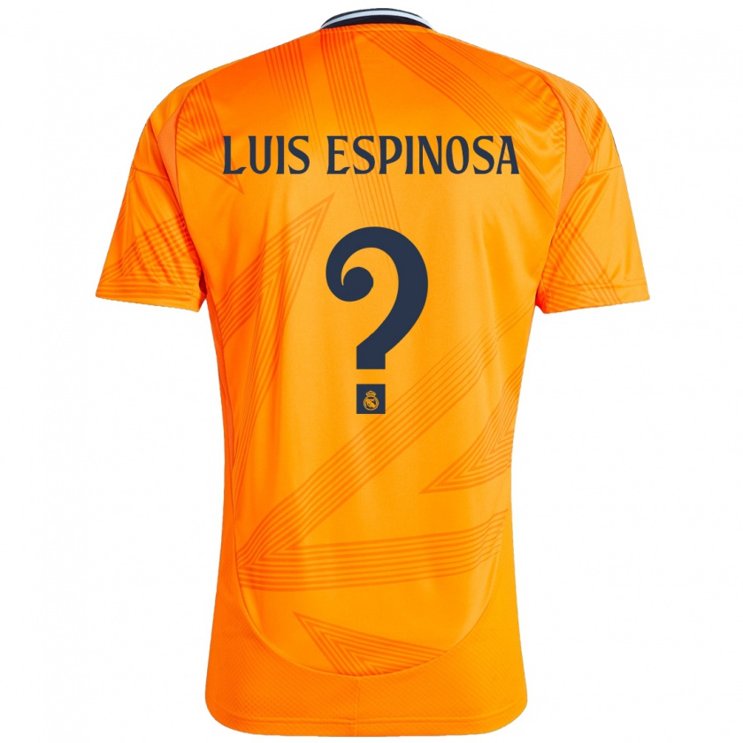 Kandiny Niño Camiseta José Luis Espinosa #0 Naranja 2ª Equipación 2024/25 La Camisa Chile