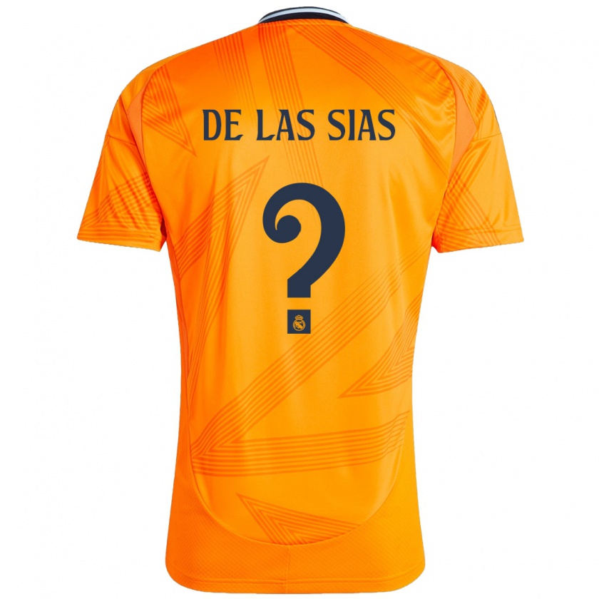 Kandiny Niño Camiseta Marcos De Las Sias #0 Naranja 2ª Equipación 2024/25 La Camisa Chile