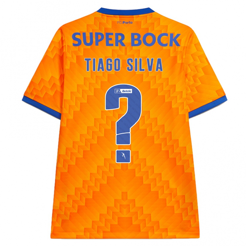 Kandiny Niño Camiseta Tiago Silva #0 Naranja 2ª Equipación 2024/25 La Camisa Chile