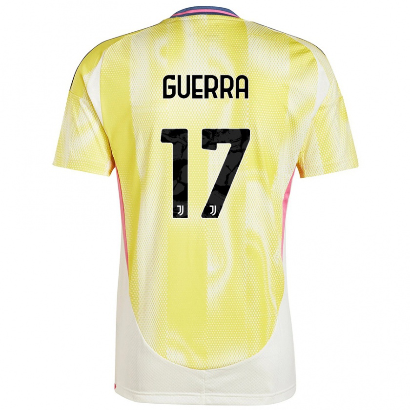 Kandiny Niño Camiseta Simone Guerra #17 Amarillo Solar 2ª Equipación 2024/25 La Camisa Chile