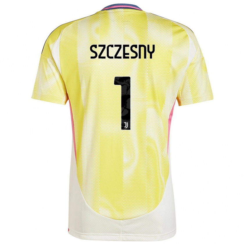 Kandiny Niño Camiseta Wojciech Szczesny #1 Amarillo Solar 2ª Equipación 2024/25 La Camisa Chile