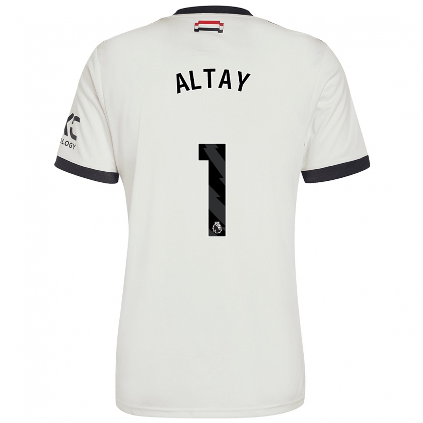 Kandiny Niño Camiseta Altay Bayındır #1 Blanquecino Equipación Tercera 2024/25 La Camisa Chile