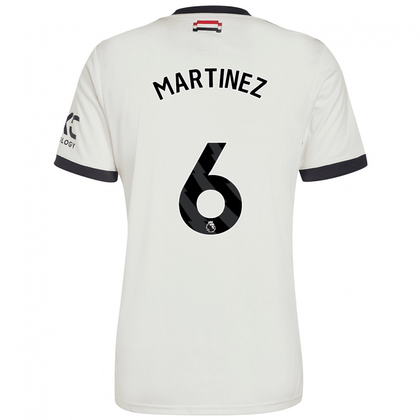 Kandiny Niño Camiseta Lisandro Martínez #6 Blanquecino Equipación Tercera 2024/25 La Camisa Chile