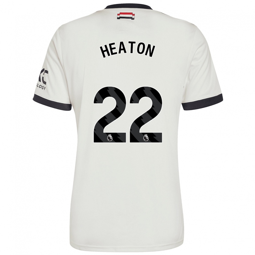 Kandiny Niño Camiseta Tom Heaton #22 Blanquecino Equipación Tercera 2024/25 La Camisa Chile