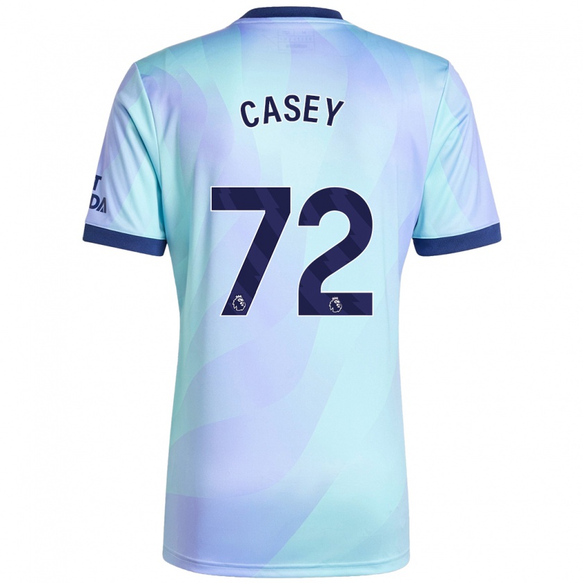 Kandiny Niño Camiseta Dan Casey #72 Agua Equipación Tercera 2024/25 La Camisa Chile