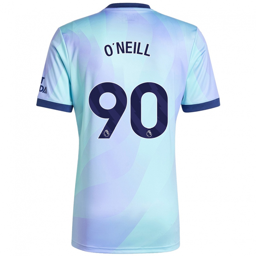 Kandiny Niño Camiseta Ceadach O'neill #90 Agua Equipación Tercera 2024/25 La Camisa Chile