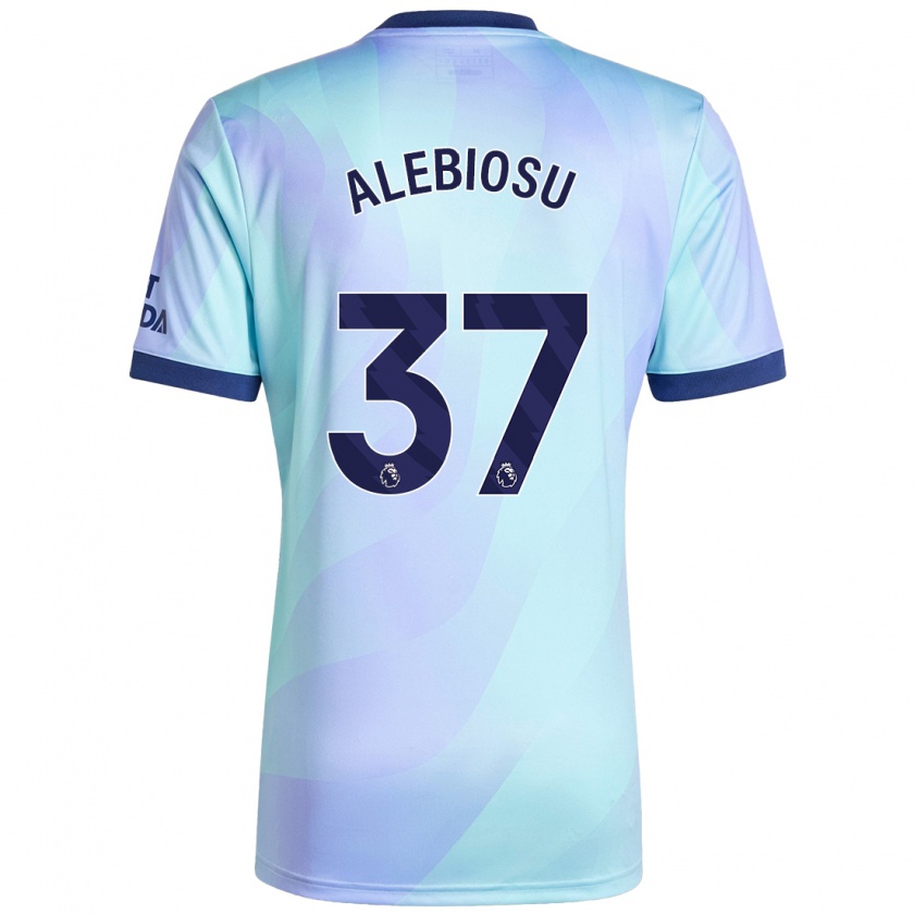 Kandiny Niño Camiseta Ryan Alebiosu #37 Agua Equipación Tercera 2024/25 La Camisa Chile