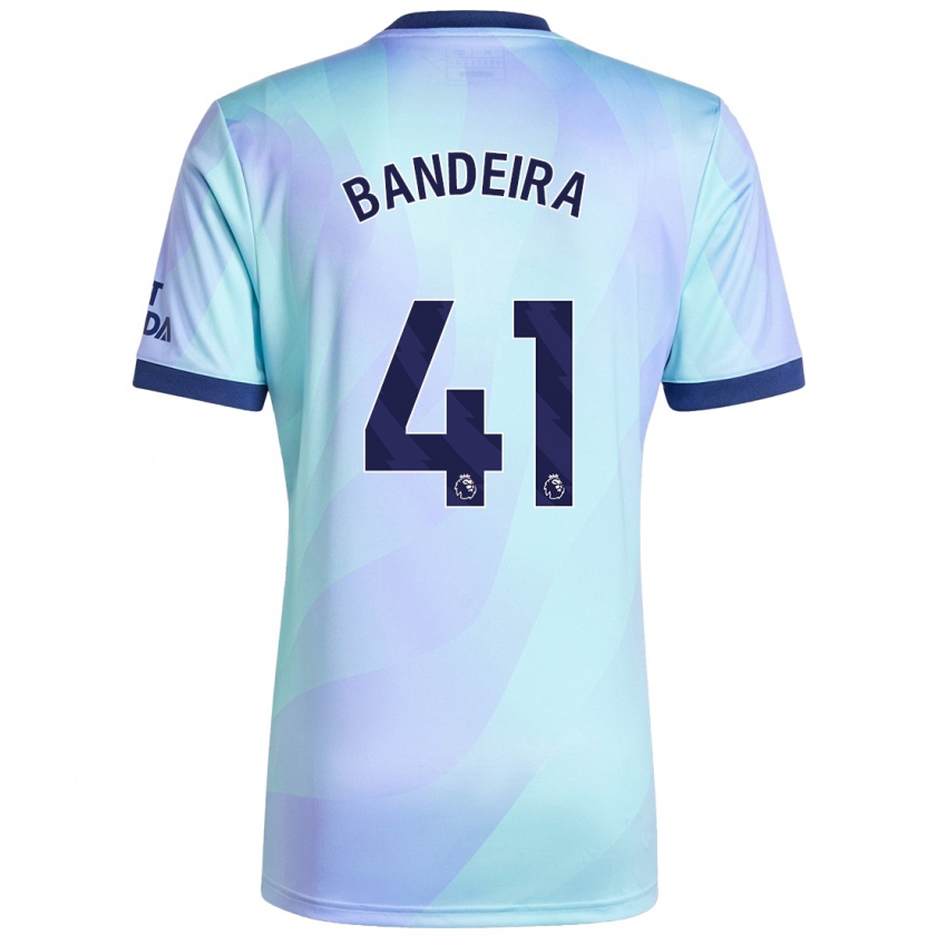 Kandiny Niño Camiseta Mauro Bandeira #41 Agua Equipación Tercera 2024/25 La Camisa Chile