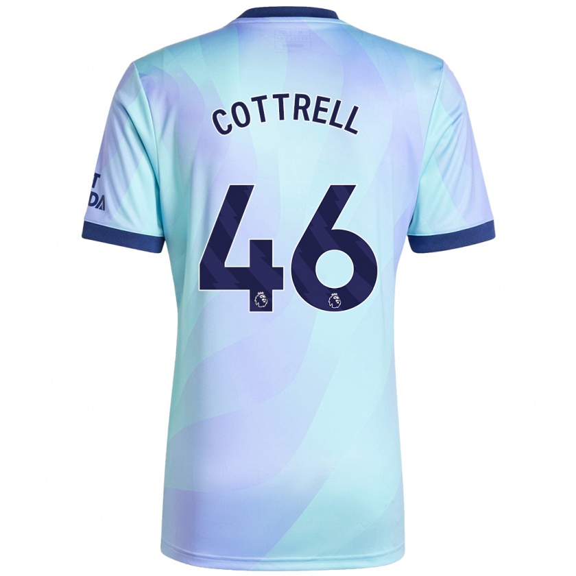 Kandiny Niño Camiseta Ben Cottrell #46 Agua Equipación Tercera 2024/25 La Camisa Chile