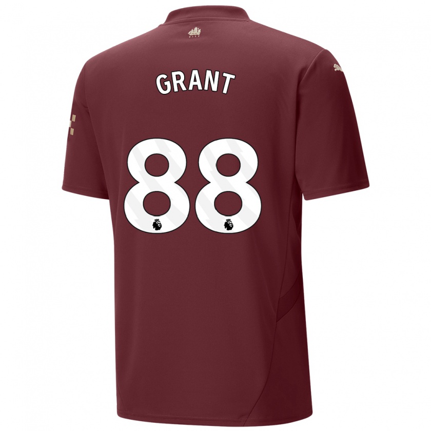 Kandiny Niño Camiseta True Grant #88 Granate Equipación Tercera 2024/25 La Camisa Chile