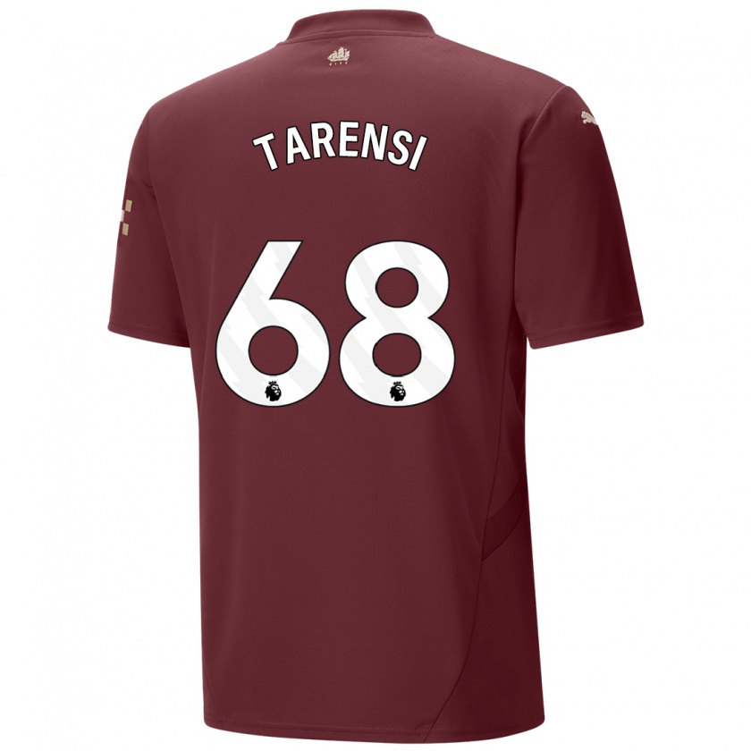 Kandiny Niño Camiseta Oscar Tarensi #68 Granate Equipación Tercera 2024/25 La Camisa Chile