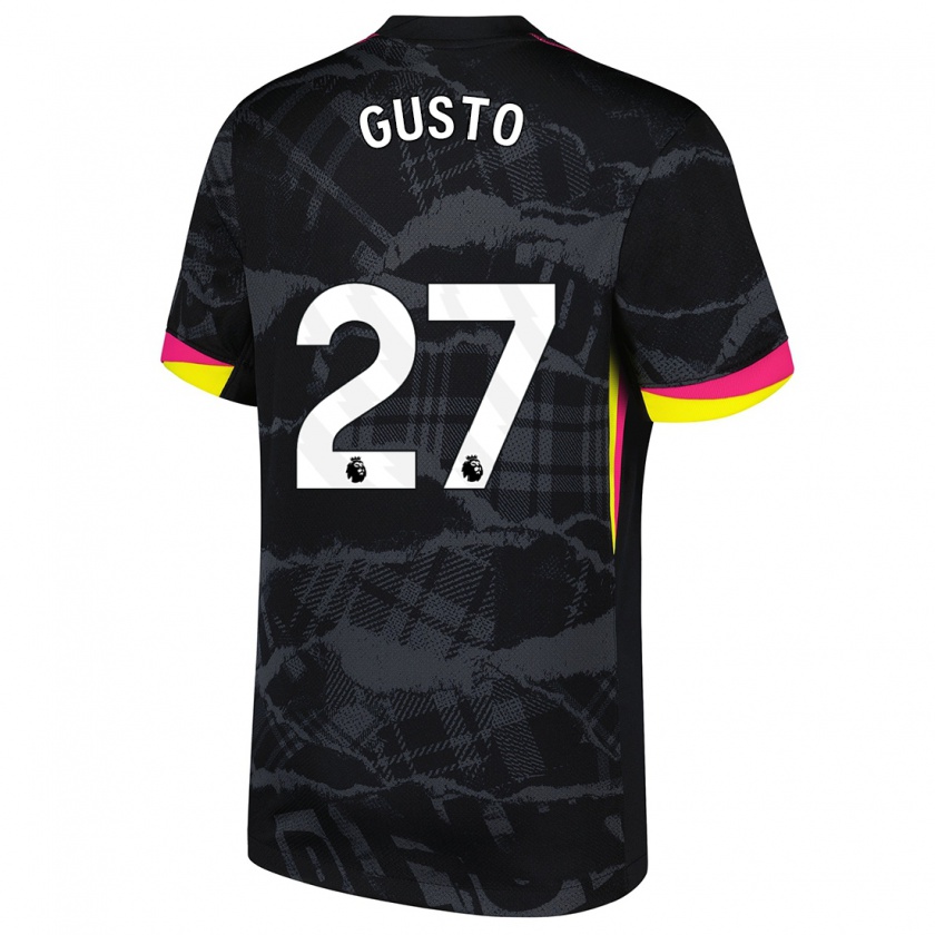 Kandiny Niño Camiseta Malo Gusto #27 Negro Rosa Equipación Tercera 2024/25 La Camisa Chile