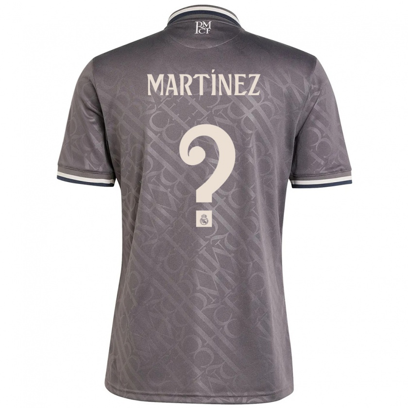 Kandiny Niño Camiseta Antonio Martínez #0 Carbón Equipación Tercera 2024/25 La Camisa Chile