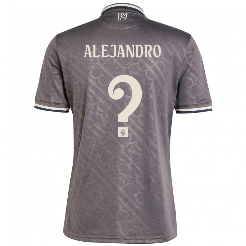 Kandiny Niño Camiseta Alejandro Hernández #0 Carbón Equipación Tercera 2024/25 La Camisa Chile