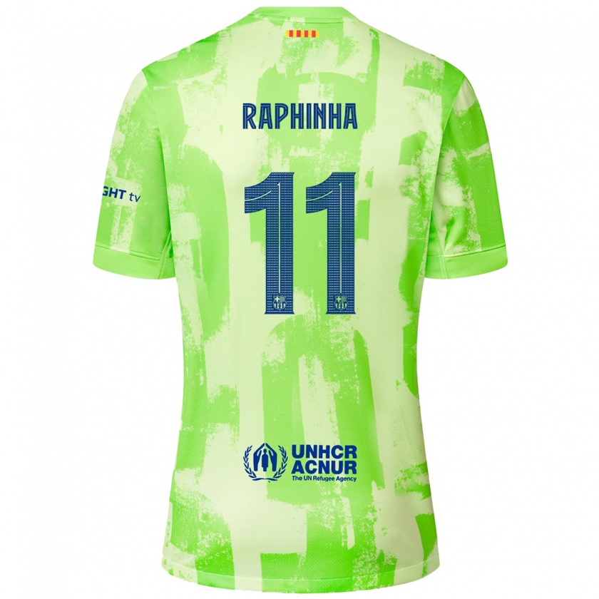 Kandiny Niño Camiseta Raphinha #11 Lima Equipación Tercera 2024/25 La Camisa Chile