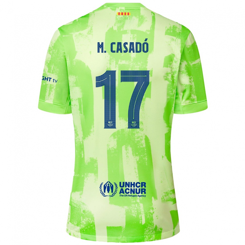 Kandiny Niño Camiseta Marc Casadó #17 Lima Equipación Tercera 2024/25 La Camisa Chile