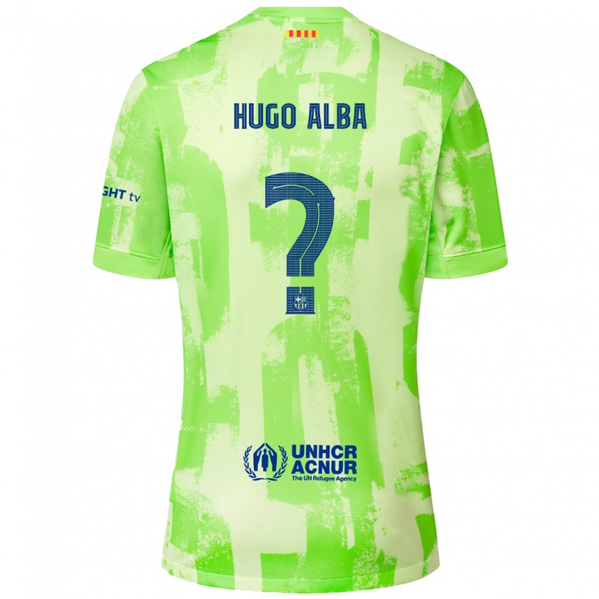 Kandiny Niño Camiseta Hugo Alba #0 Lima Equipación Tercera 2024/25 La Camisa Chile