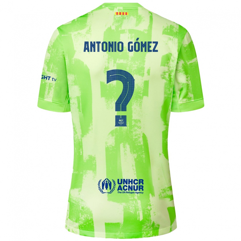 Kandiny Niño Camiseta Antonio Gómez #0 Lima Equipación Tercera 2024/25 La Camisa Chile