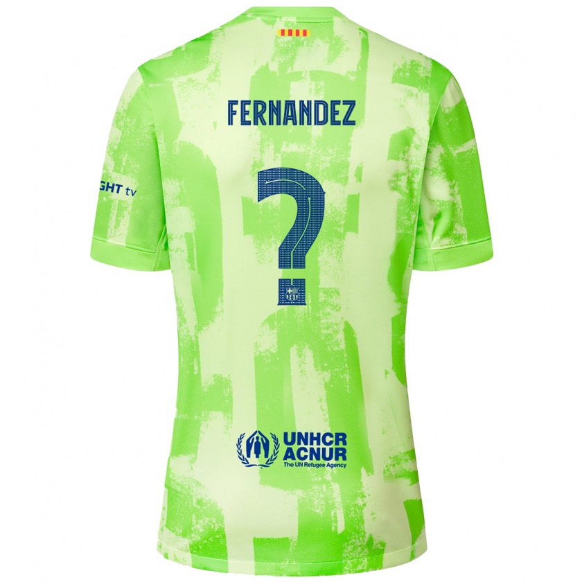 Kandiny Niño Camiseta Pedro Fernández #0 Lima Equipación Tercera 2024/25 La Camisa Chile