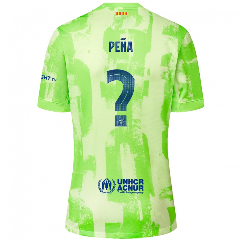 Kandiny Niño Camiseta Pablo Peña #0 Lima Equipación Tercera 2024/25 La Camisa Chile