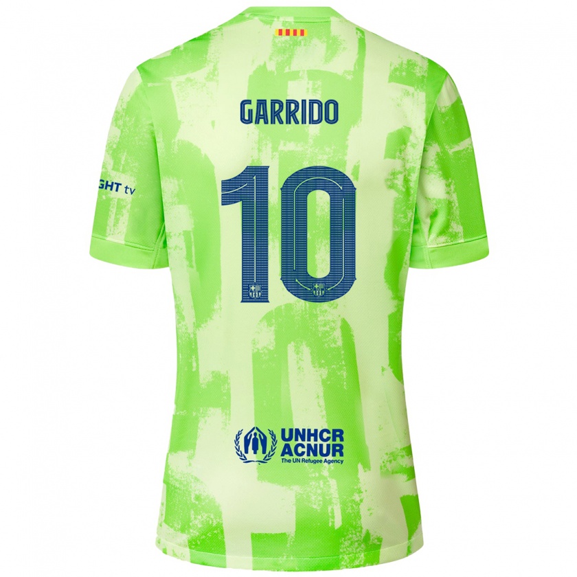 Kandiny Niño Camiseta Aleix Garrido #10 Lima Equipación Tercera 2024/25 La Camisa Chile