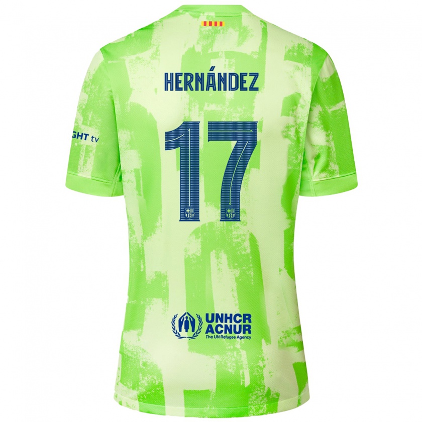 Kandiny Niño Camiseta Juan Hernández #17 Lima Equipación Tercera 2024/25 La Camisa Chile