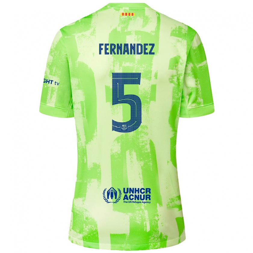 Kandiny Niño Camiseta Jana Fernández #5 Lima Equipación Tercera 2024/25 La Camisa Chile