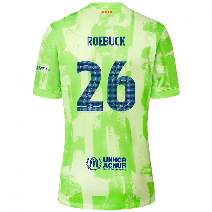 Kandiny Niño Camiseta Ellie Roebuck #26 Lima Equipación Tercera 2024/25 La Camisa Chile