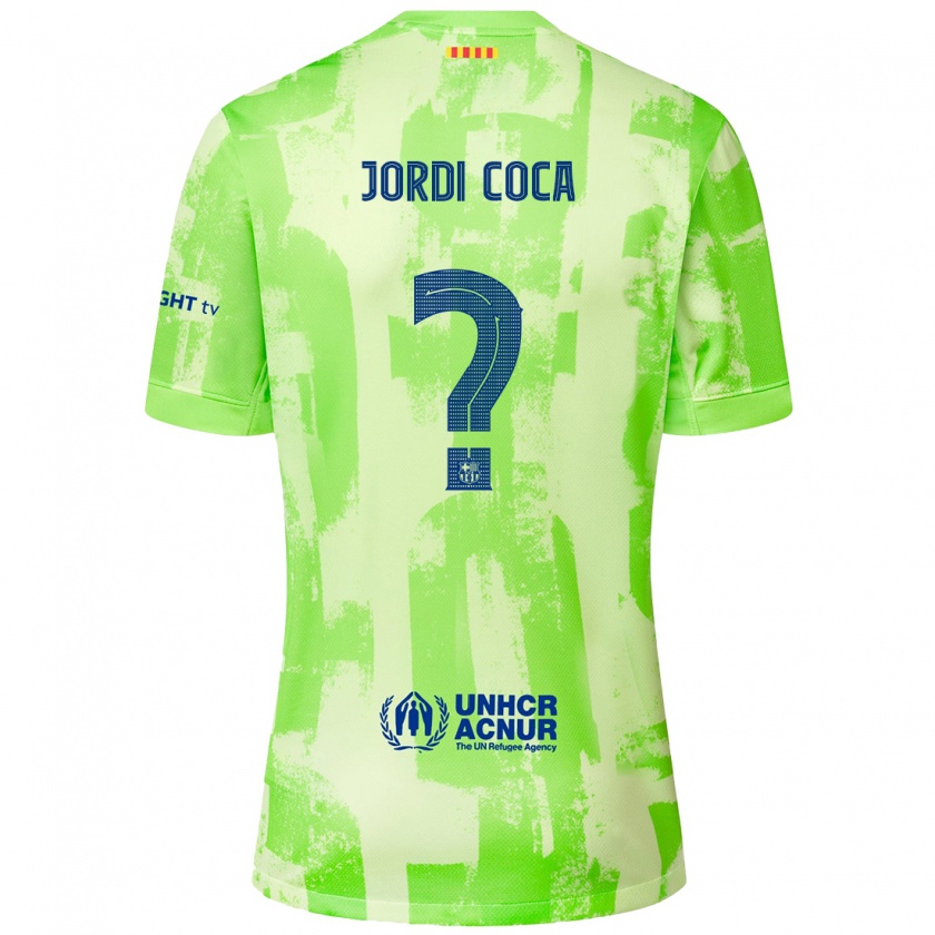 Kandiny Niño Camiseta Jordi Coca #0 Lima Equipación Tercera 2024/25 La Camisa Chile