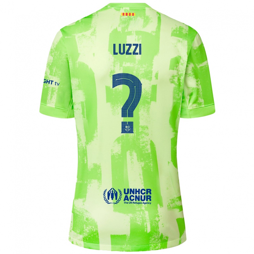 Kandiny Niño Camiseta Fabian Luzzi #0 Lima Equipación Tercera 2024/25 La Camisa Chile