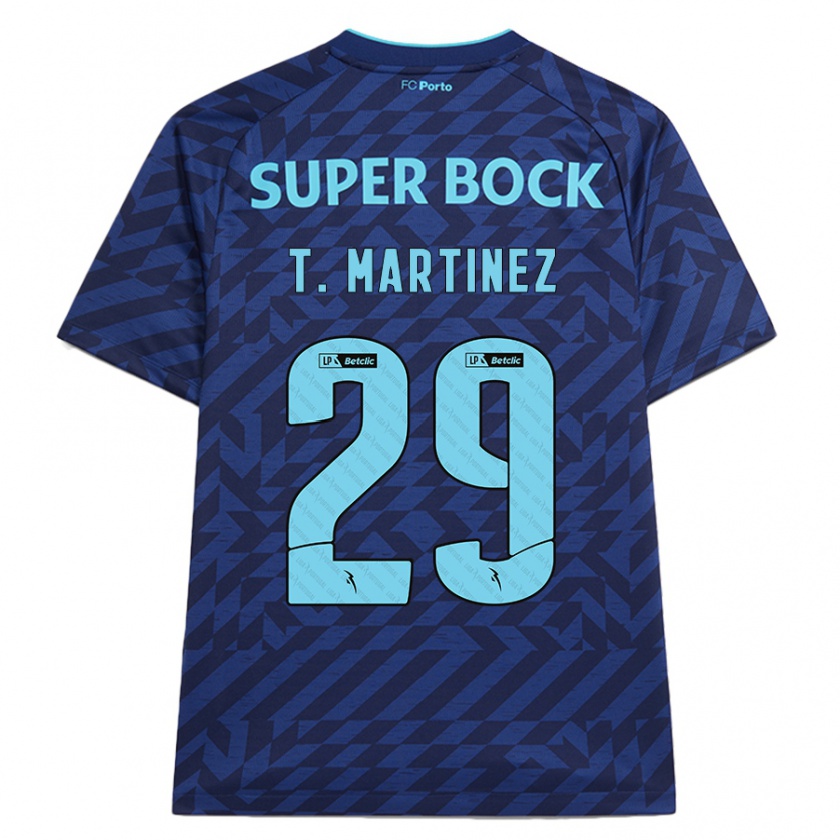 Kandiny Niño Camiseta Toni Martínez #29 Azul Marino Equipación Tercera 2024/25 La Camisa Chile