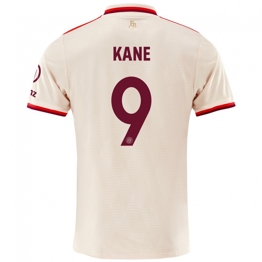 Kandiny Niño Camiseta Harry Kane #9 Lino Equipación Tercera 2024/25 La Camisa Chile