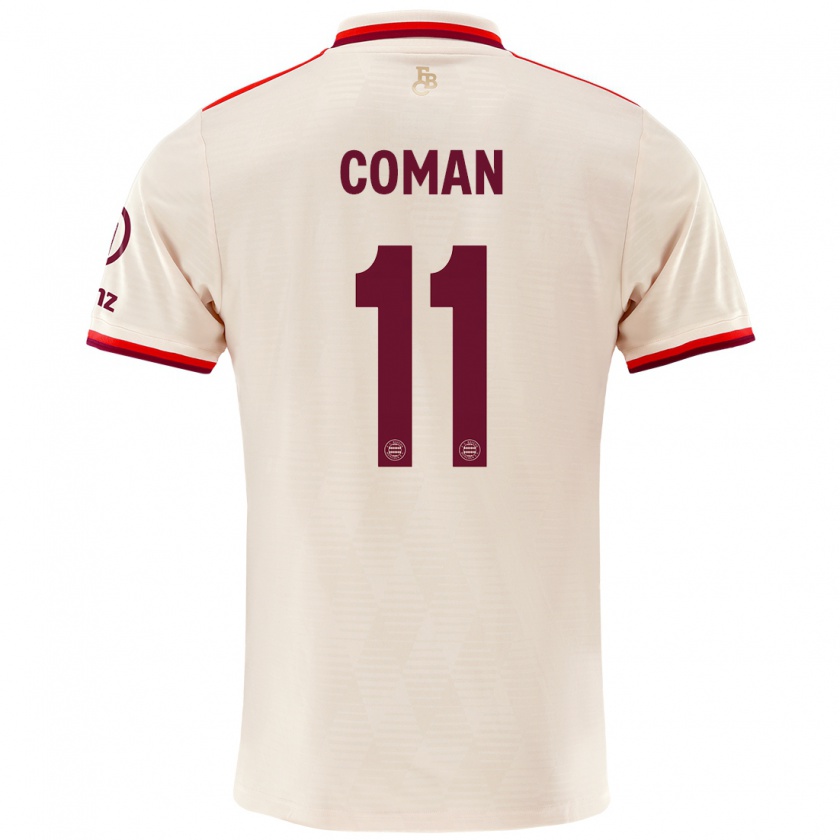 Kandiny Niño Camiseta Kingsley Coman #11 Lino Equipación Tercera 2024/25 La Camisa Chile