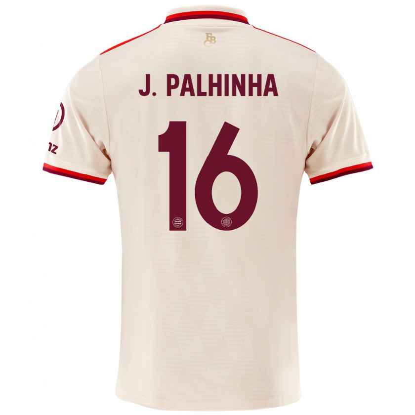 Kandiny Niño Camiseta João Palhinha #16 Lino Equipación Tercera 2024/25 La Camisa Chile