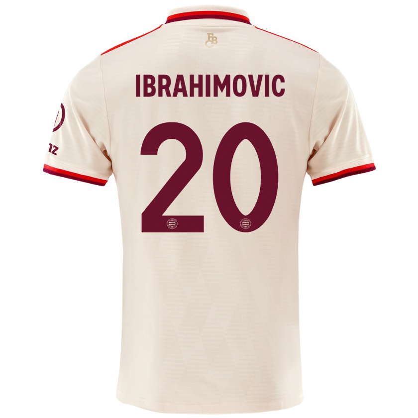 Kandiny Niño Camiseta Arijon Ibrahimovic #20 Lino Equipación Tercera 2024/25 La Camisa Chile