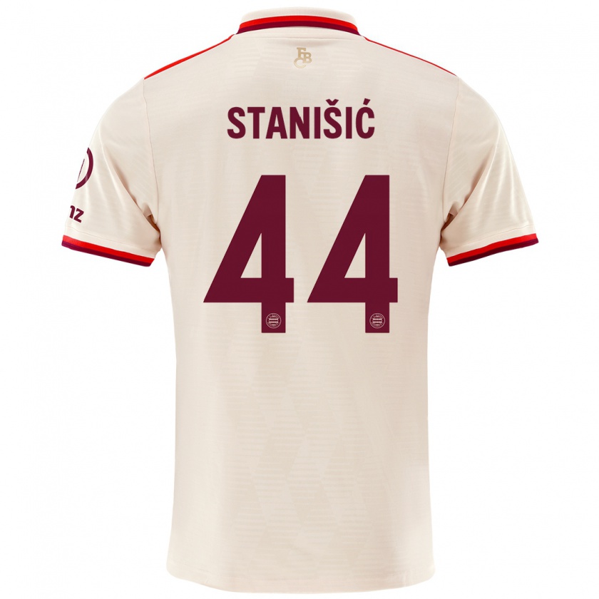 Kandiny Niño Camiseta Josip Stanisic #44 Lino Equipación Tercera 2024/25 La Camisa Chile