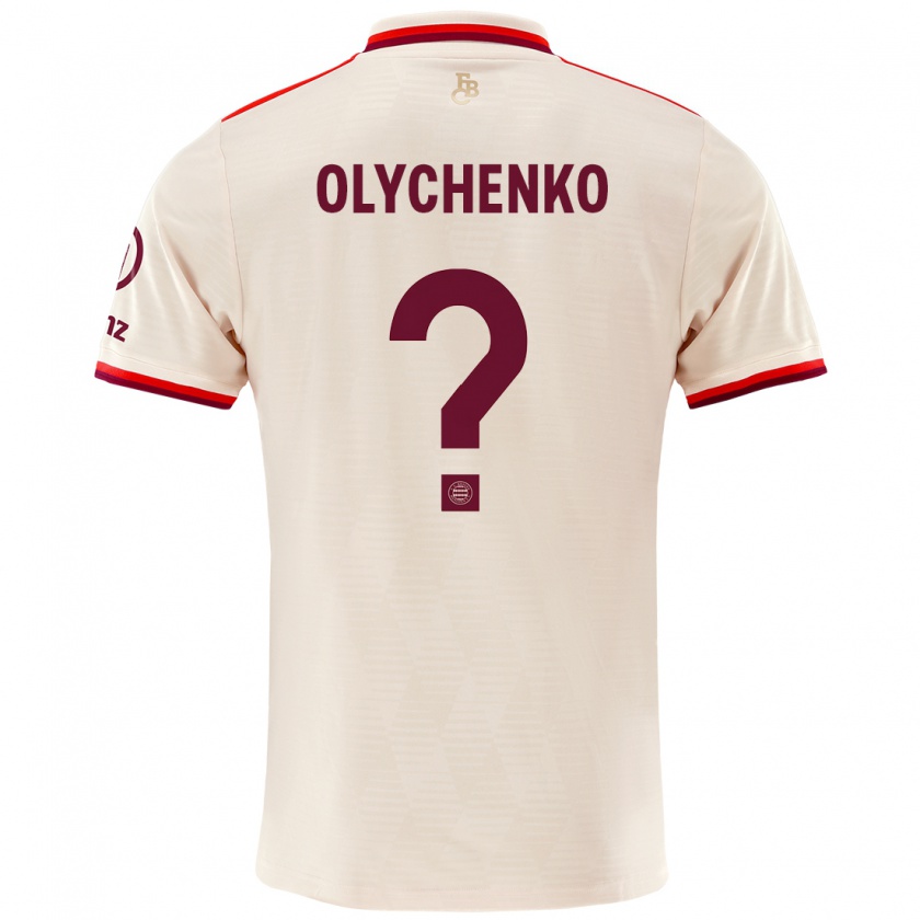 Kandiny Niño Camiseta Bogdan Olychenko #0 Lino Equipación Tercera 2024/25 La Camisa Chile