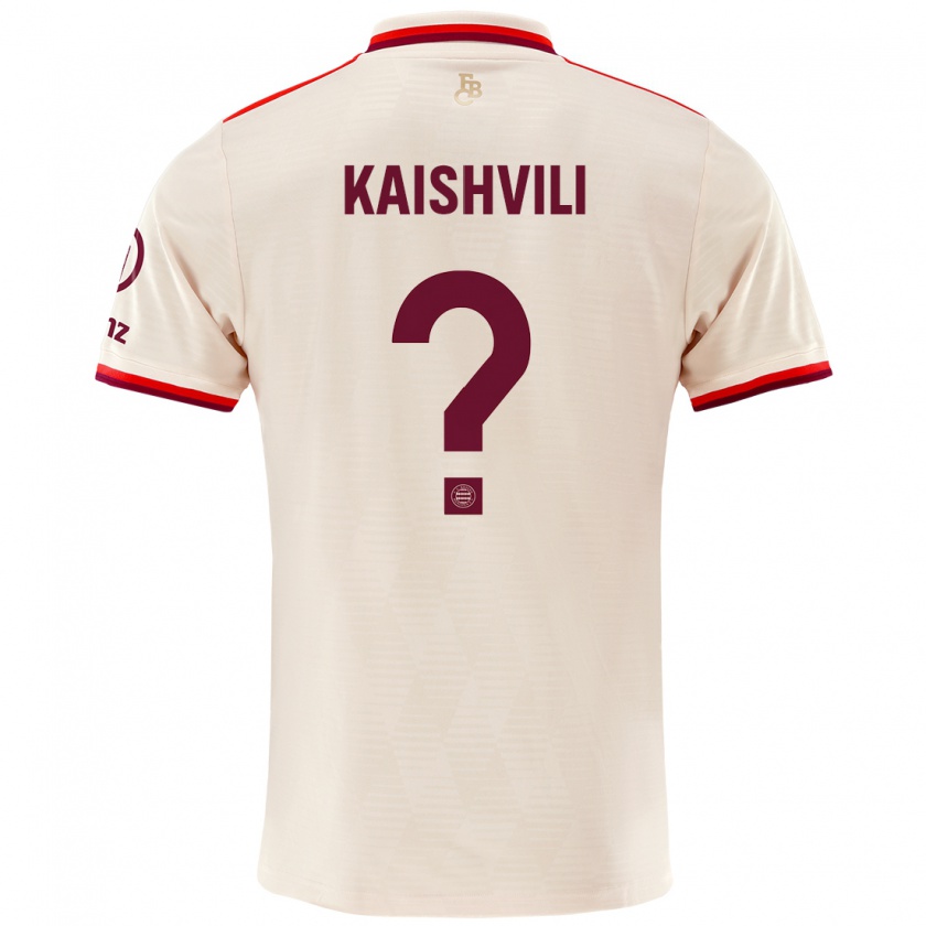 Kandiny Niño Camiseta Jamal Kaishvili #0 Lino Equipación Tercera 2024/25 La Camisa Chile