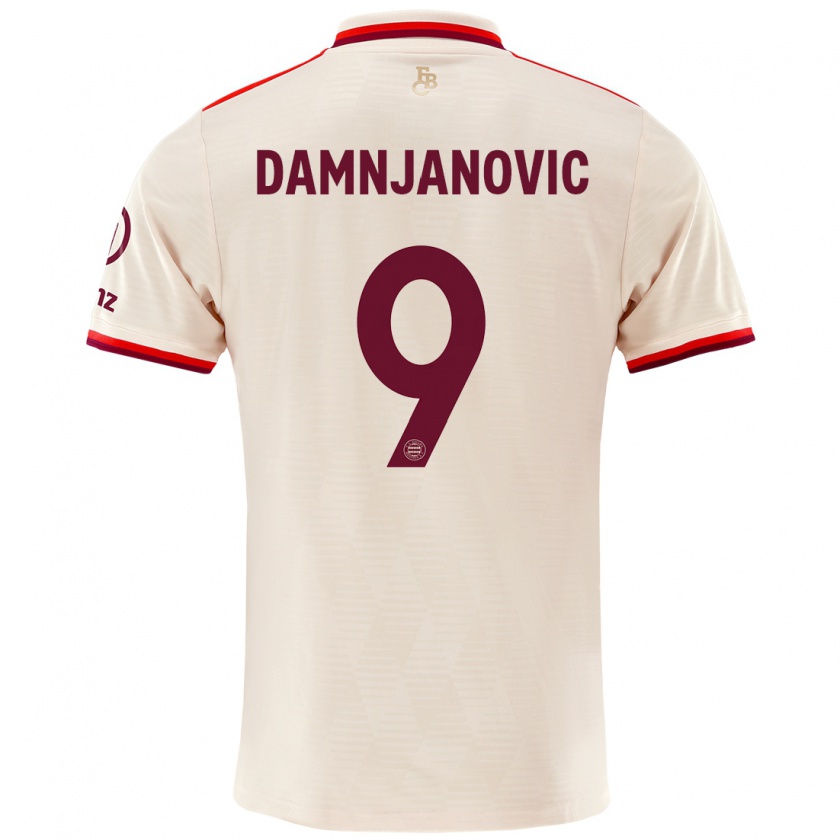 Kandiny Niño Camiseta Jovana Damnjanović #9 Lino Equipación Tercera 2024/25 La Camisa Chile