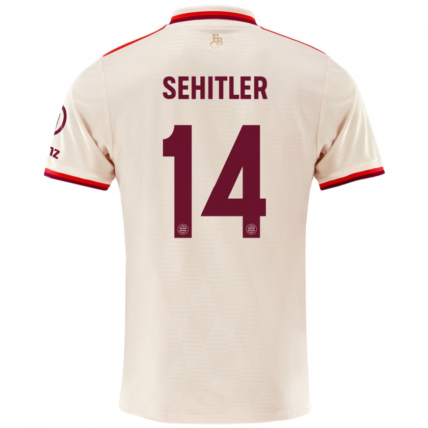 Kandiny Niño Camiseta Alara Şehitler #14 Lino Equipación Tercera 2024/25 La Camisa Chile