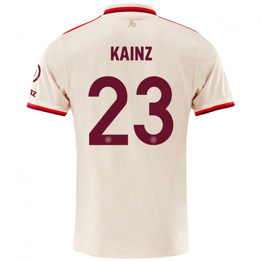 Kandiny Niño Camiseta Manuel Kainz #23 Lino Equipación Tercera 2024/25 La Camisa Chile