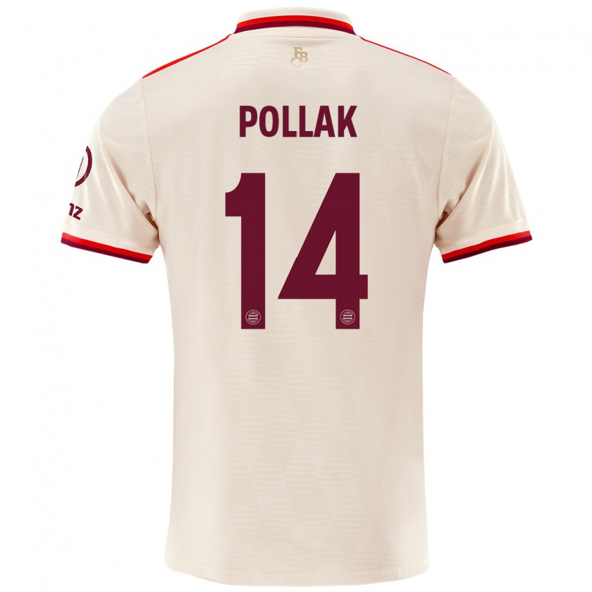 Kandiny Niño Camiseta Florian Pollak #14 Lino Equipación Tercera 2024/25 La Camisa Chile