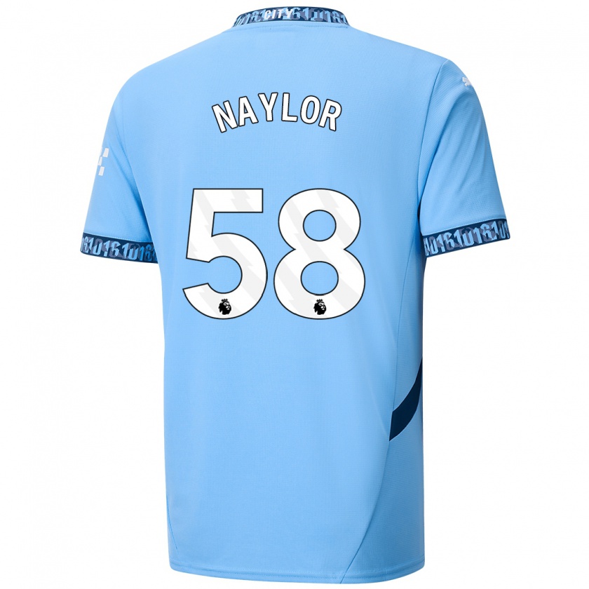 Kandiny Hombre Camiseta Seb Naylor #58 Azul Marino 1ª Equipación 2024/25 La Camisa Chile