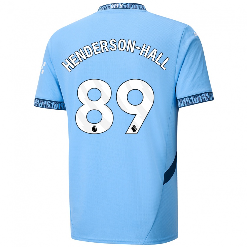 Kandiny Hombre Camiseta Matty Henderson-Hall #89 Azul Marino 1ª Equipación 2024/25 La Camisa Chile