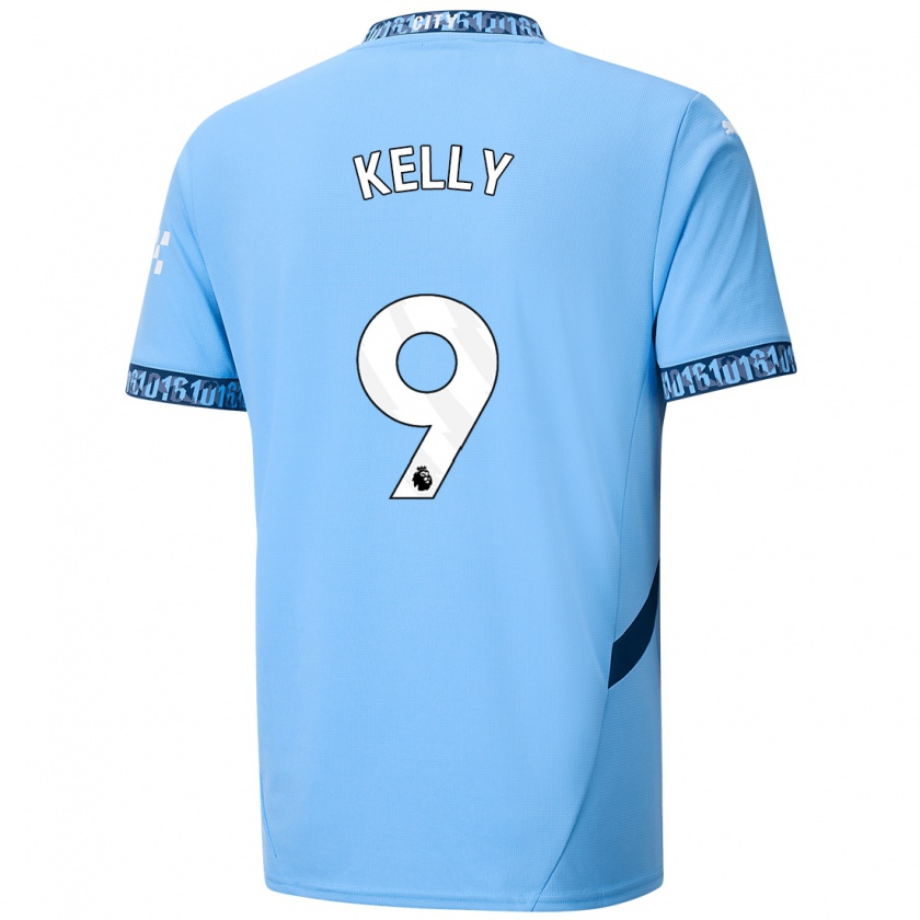 Kandiny Hombre Camiseta Chloe Kelly #9 Azul Marino 1ª Equipación 2024/25 La Camisa Chile