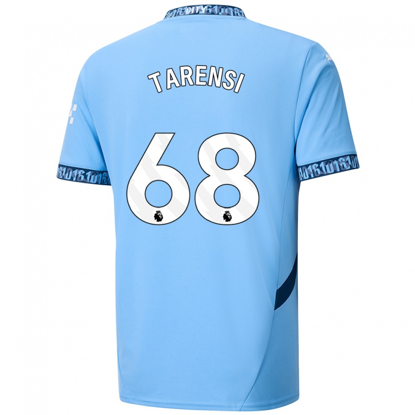 Kandiny Hombre Camiseta Oscar Tarensi #68 Azul Marino 1ª Equipación 2024/25 La Camisa Chile