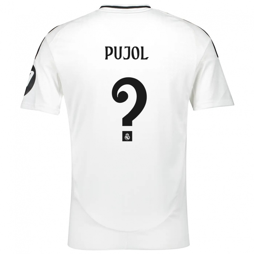 Kandiny Hombre Camiseta Edgar Pujol #0 Blanco 1ª Equipación 2024/25 La Camisa Chile