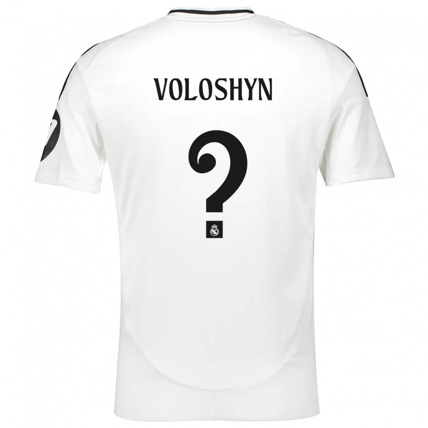 Kandiny Hombre Camiseta Ilya Voloshyn #0 Blanco 1ª Equipación 2024/25 La Camisa Chile